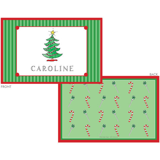 Christmas Tree Laminated Placemat
